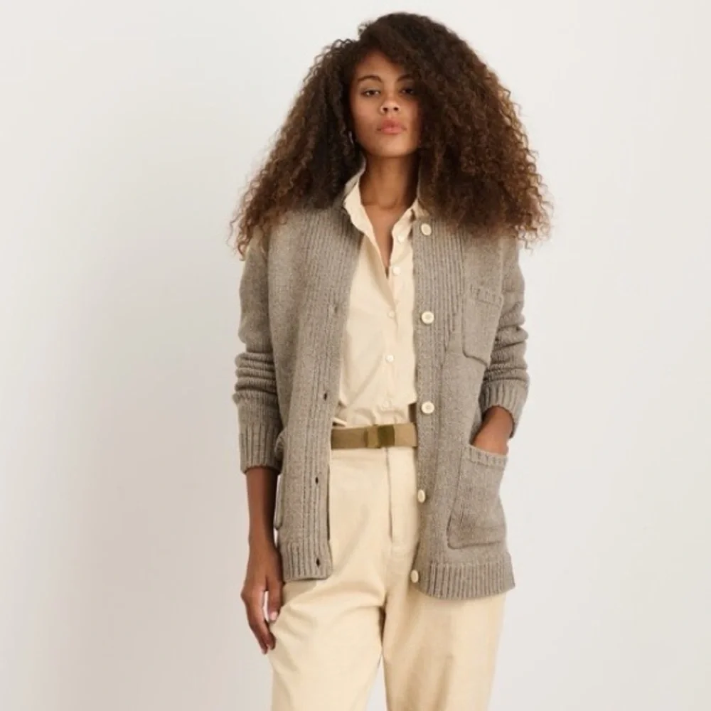 Alex Mill Sabine Knitted Sweater Jacket in Merino - Picture 1 of 9